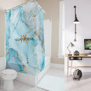 Search for navy and orange shower curtains Monogrammed