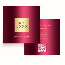 Search for burgundy business cards Professional