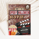 Search for movie night seasonal invitations Spooky