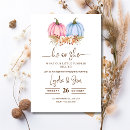 Search for fall gender reveal invitations Pumpkin baby shower