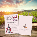 Search for wine tasting birthday invitations Pink