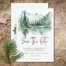 Search for mountain wedding save the dates Watercolor