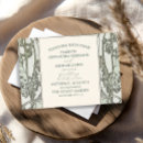 Search for bougainvillea wedding invitations Retro whimsical green gold