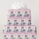 Search for kittens wrapping paper Girly