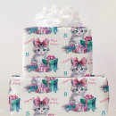 Search for kitty wrapping paper Girl