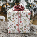 Search for mushroom christmas wrapping paper Forest