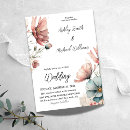 Search for rustic daisy wedding invitations Watercolor floral