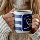 Search for navy blue wedding mugs Anchor