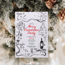 Search for girls night christmas invitations Hand drawn