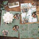 Search for photo christmas wrapping paper Green