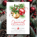 Search for ornament exchange christmas invitations Modern