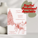 Search for aesthetic christmas cards Red
