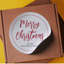 Search for business christmas stickers Simple