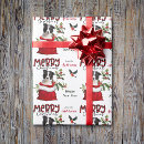 Search for black and white santa wrapping paper Buffalo plaid