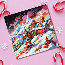 Search for psychedelic christmas cards Red
