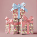 Search for gold santa wrapping paper Pink