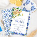 Search for mediterranean bridal shower invitations Italian