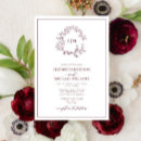 Search for burgandy wedding invitations Modern
