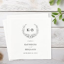 Search for floral wedding napkins Formal