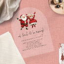 Search for santa claus invitations Elegant