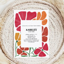 Search for bright bridal shower invitations Pink