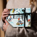 Search for gnomes christmas wrapping paper Santa