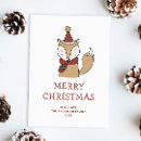Search for cute fox christmas cards Woodland