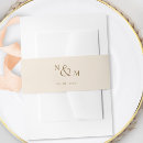 Search for champagne invitation belly bands Elegant