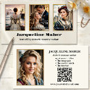 Search for book cover business cards Novelist
