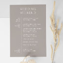 Search for itinerary wedding invitations Simple