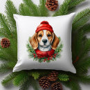 Search for beagle cushions Merry christmas