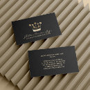 Search for king queen business cards Gold