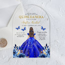 Search for blue butterfly quinceanera invitations Quinceañera