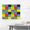 Search for music note posters Colourful