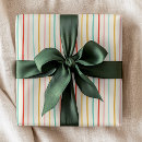 Search for red and yellow stripes wrapping paper Modern