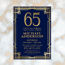 Search for surprise 65th birthday invitations Simple