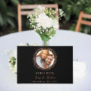 Search for black gold wedding guest books Typography