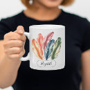 Search for blue feathers mugs Trendy