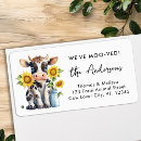 Search for sunflowers return address labels Change of address