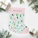 Search for pink christmas stockings Girl