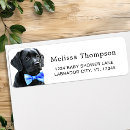 Search for black lab return address labels Labrador retriever