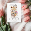Search for cheetah baby shower invitations Elegant