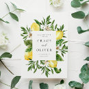 Search for lemon save the dates Botanical