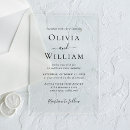 Search for black acrylic wedding invitations Chic