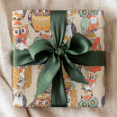 Search for owl wrapping paper Orange