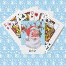 Search for santa claus playing cards Snow