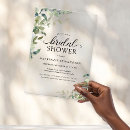 Search for acrylic bridal shower invitations Script typography