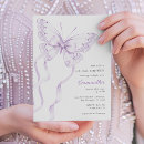 Search for butterfly bridal shower invitations Whimsical