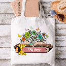 Search for wildflowers tote bags Back to school