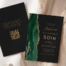 Search for emerald green birthday invitations Chic